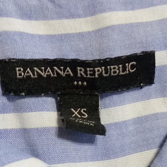 BANANA REPUBLIC Womens XS Top Shirt Preowned  Used Short Sleeve Extra Small - Picture 7 of 8